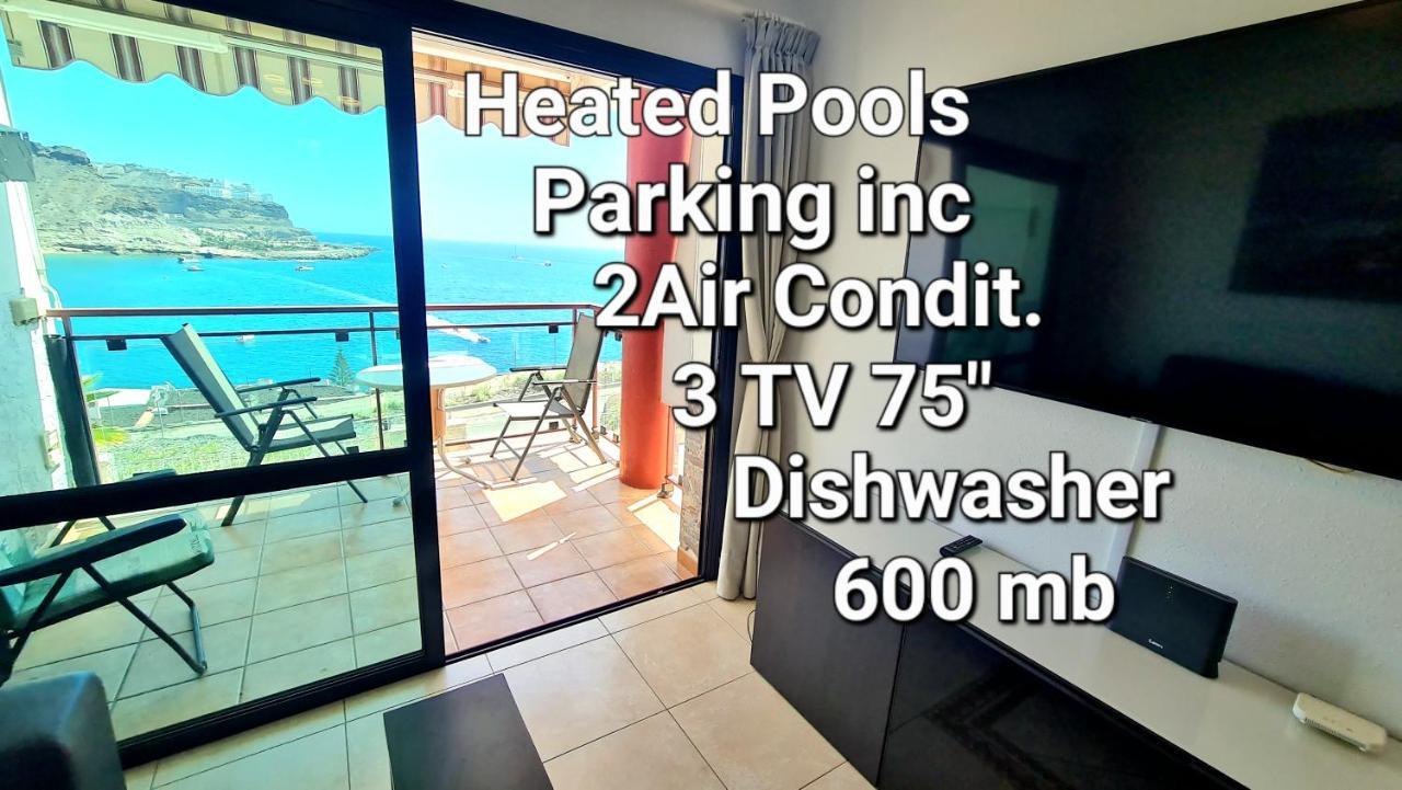 Deluxe 3 Rooms74M2,2Air Condit 2Tv Seaview On Amadores,2 Heatpools, Parking, 600 Mb,Dishwasher,2Lift,,3 Beaches Playa Del Cura  Exteriör bild