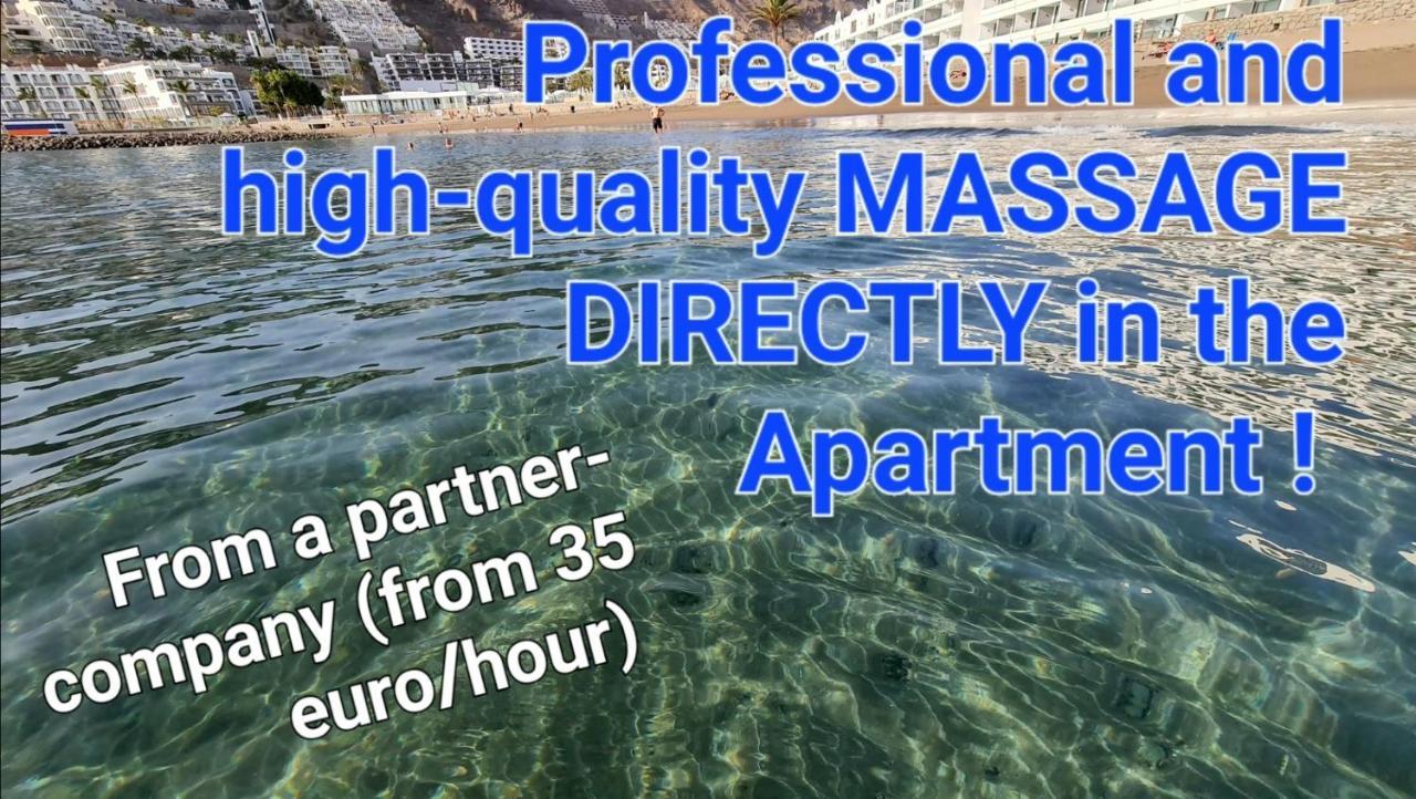 Deluxe 3 Rooms74M2,2Air Condit 2Tv Seaview On Amadores,2 Heatpools, Parking, 600 Mb,Dishwasher,2Lift,,3 Beaches Playa Del Cura  Exteriör bild