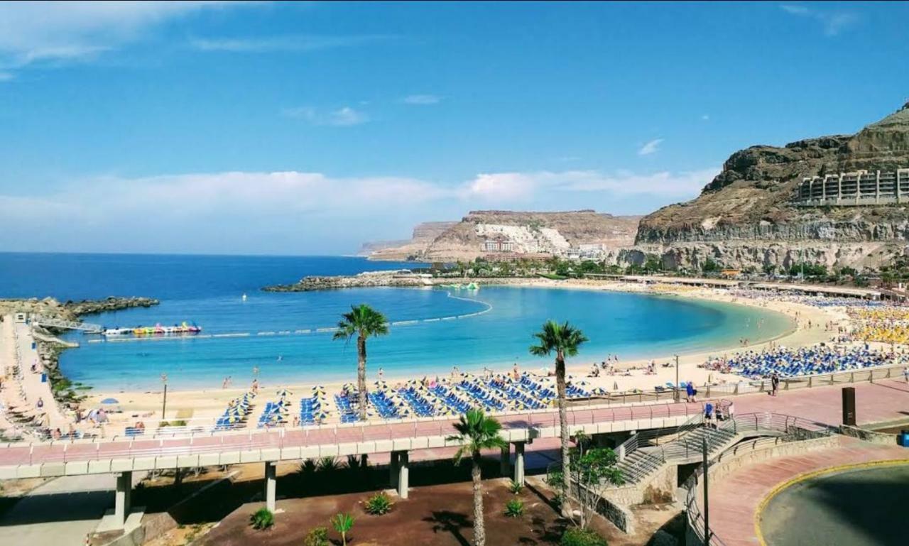 Deluxe 3 Rooms74M2,2Air Condit 2Tv Seaview On Amadores,2 Heatpools, Parking, 600 Mb,Dishwasher,2Lift,,3 Beaches Playa Del Cura  Exteriör bild