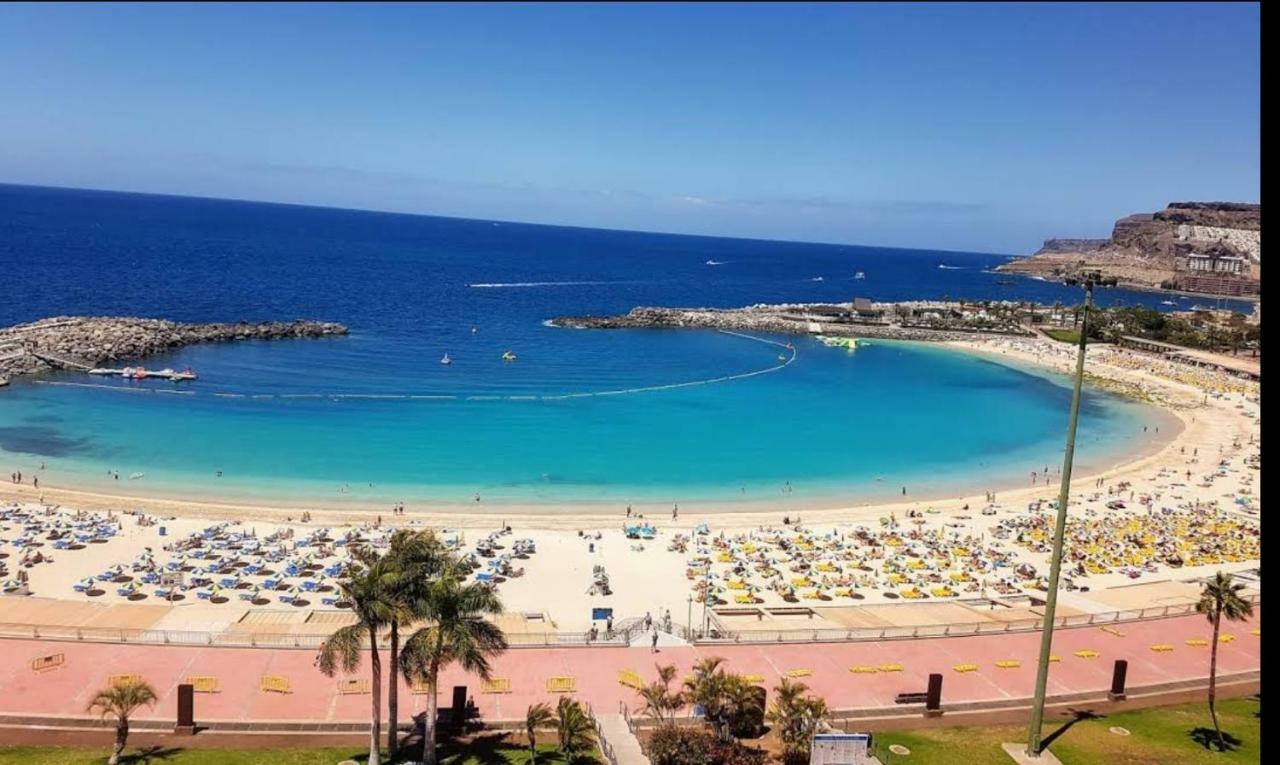 Deluxe 3 Rooms74M2,2Air Condit 2Tv Seaview On Amadores,2 Heatpools, Parking, 600 Mb,Dishwasher,2Lift,,3 Beaches Playa Del Cura  Exteriör bild